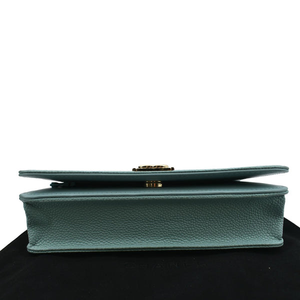Chanel Boy Woc Caviar Leather Wallet On Clutch Bag - Bottom