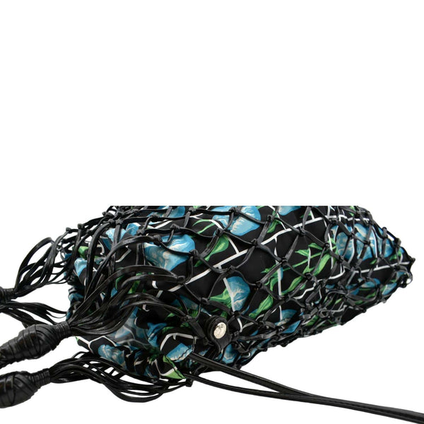 PRADA Rete Fabric Mesh Netted Tote Bag Multicolor
