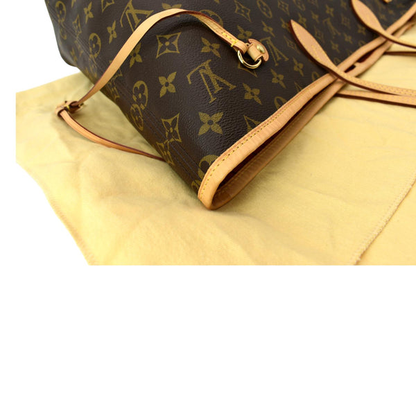 LOUIS VUITTON Neverfull GM Monogram Canvas Tote Bag Brown