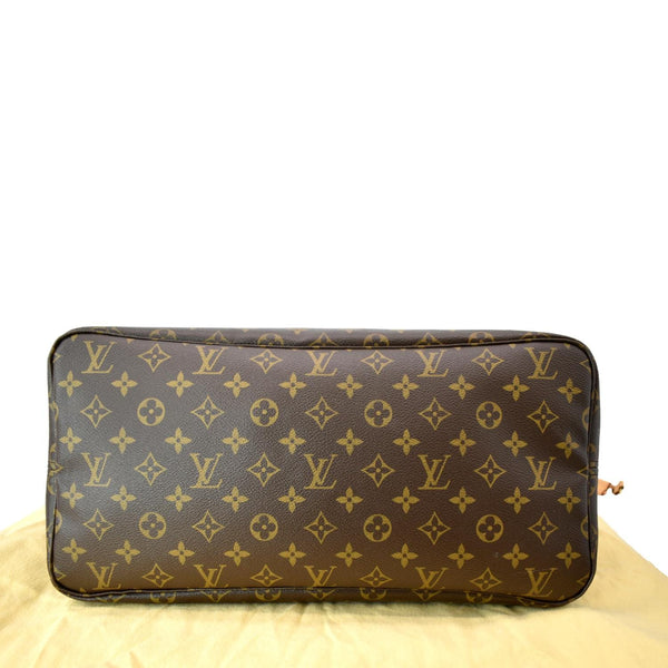 LOUIS VUITTON Neverfull GM Monogram Canvas Tote Bag Brown