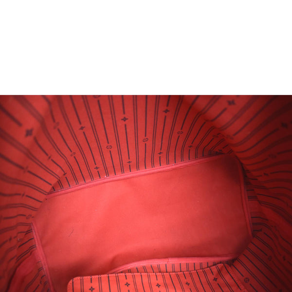 LOUIS VUITTON Neverfull GM Damier Ebene Tote Shoulder Bag Brown