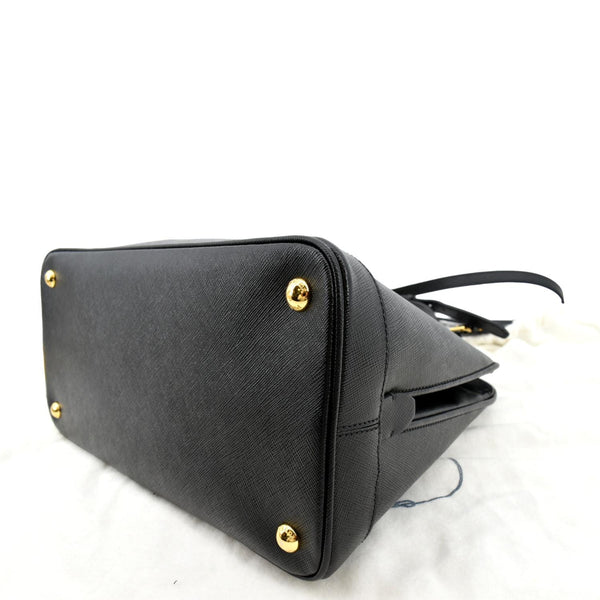 PRADA Lux Medium Promenade Saffiano Leather Shoulder Bag Black - New Year Deals