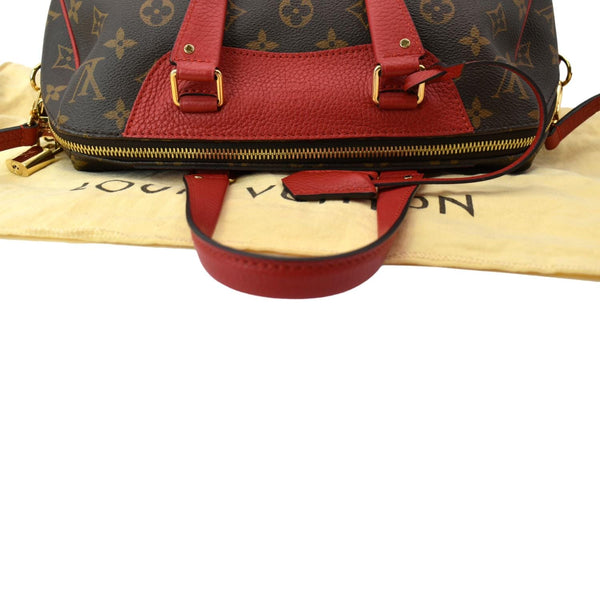 LOUIS VUITTON Retiro Monogram Canvas Shoulder Bag Red