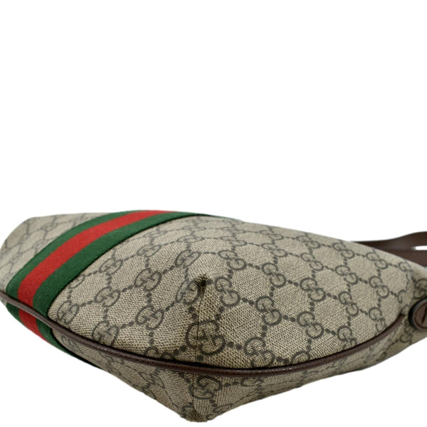 GUCCI Ophidia Small GG Supreme Canvas Shoulder Bag Beige 598125