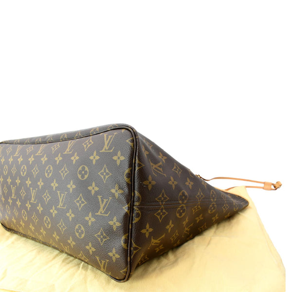 LOUIS VUITTON Neverfull GM Monogram Canvas Tote Bag Brown