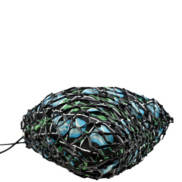 PRADA Rete Fabric Mesh Netted Tote Bag Multicolor