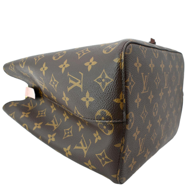 LOUIS VUITTON Neonoe Monogram Canvas Shoulder Bag Rose Ballerine
