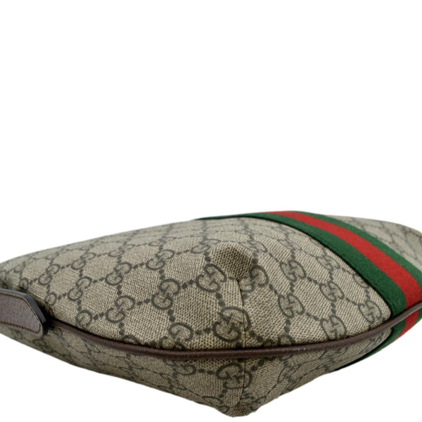 GUCCI Ophidia Small GG Supreme Canvas Shoulder Bag Beige 598125