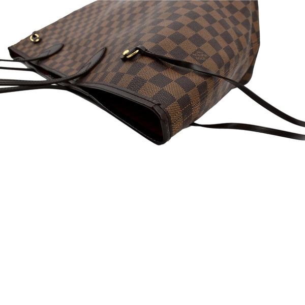 LOUIS VUITTON Neverfull GM Damier Ebene Tote Shoulder Bag Brown