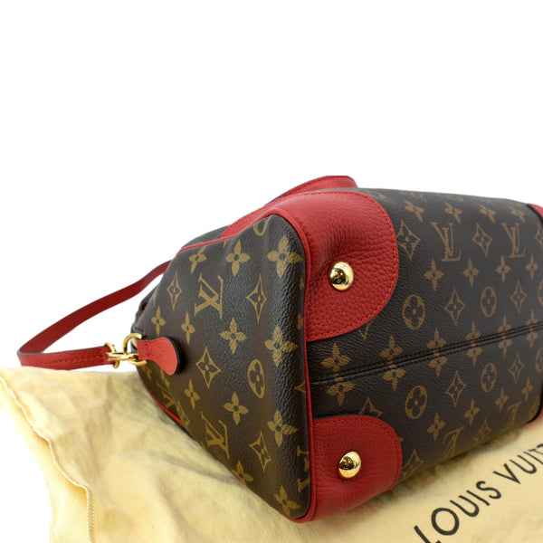 LOUIS VUITTON Retiro Monogram Canvas Shoulder Bag Red
