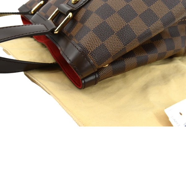 LOUIS VUITTON Hampstead PM Damier Ebene Shoulder Bag Brown