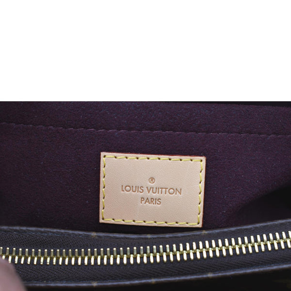 LOUIS VUITTON Montaigne MM Monogram Canvas Shoulder Bag Brown