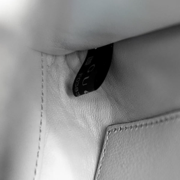 GUCCI Diana Bamboo Mini Python Leather Tote Bag Light Blue