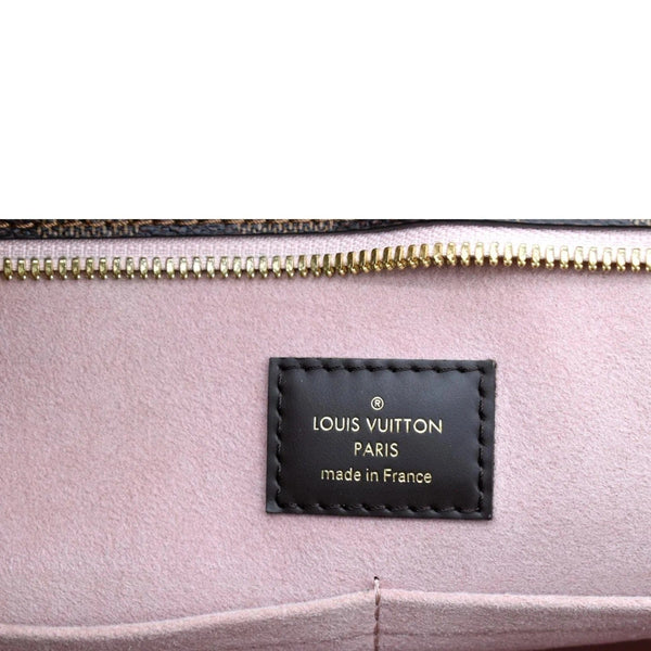 LOUIS VUITTON Jersey Damier Ebene Shoulder Bag Magnolia