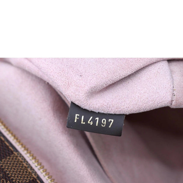 LOUIS VUITTON Jersey Damier Ebene Shoulder Bag Magnolia