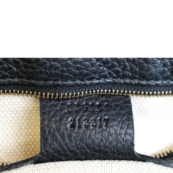 Gucci Soho GG Flap Leather Chain Shoulder Bag - Stamp