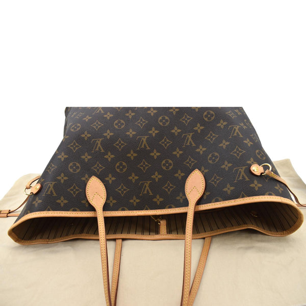LOUIS VUITTON Neverfull GM Monogram Canvas Tote Bag Brown