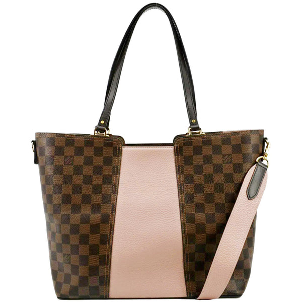 LOUIS VUITTON Jersey Damier Ebene Shoulder Bag Magnolia