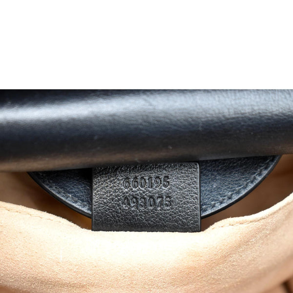 GUCCI Bamboo Diana Small Leather Tote Bag Black 660195