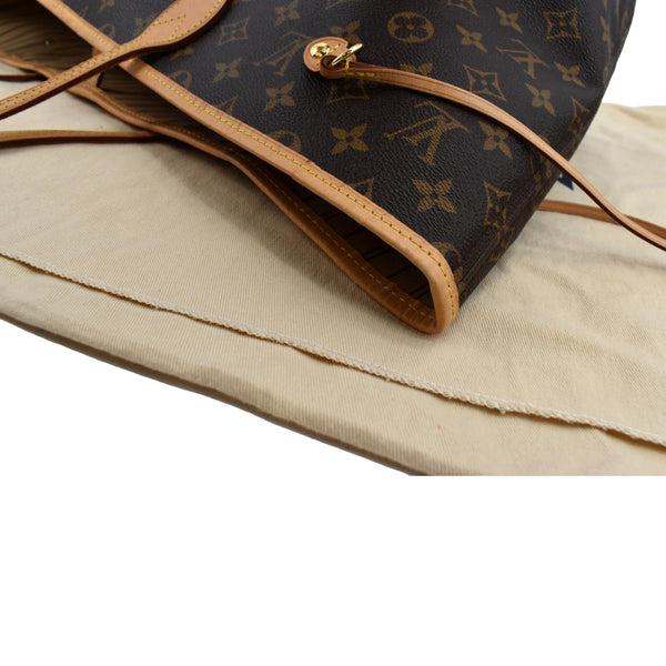 LOUIS VUITTON Neverfull GM Monogram Canvas Tote Bag Brown