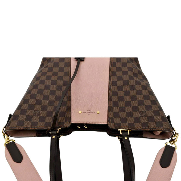 LOUIS VUITTON Jersey Damier Ebene Shoulder Bag Magnolia
