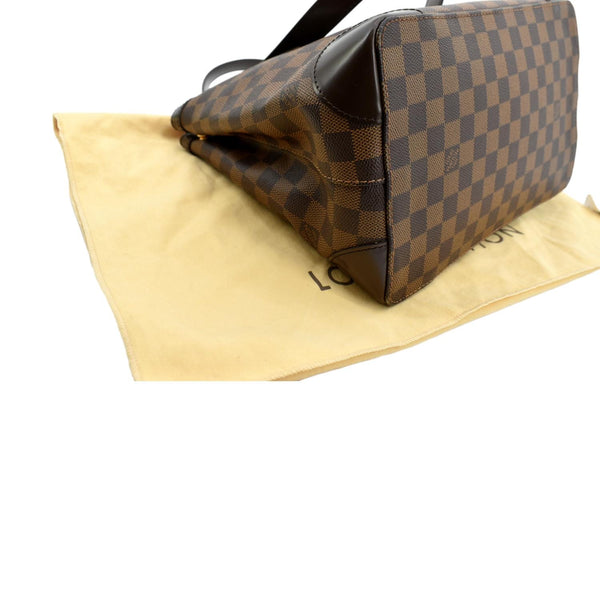 LOUIS VUITTON Hampstead PM Damier Ebene Shoulder Bag Brown