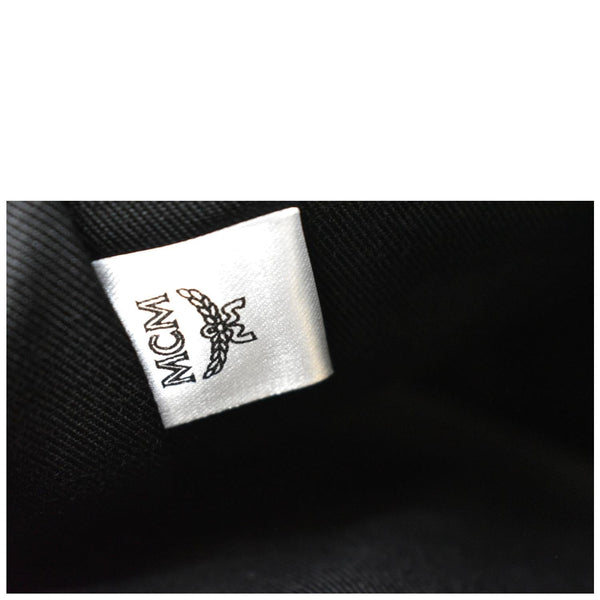 MCM New Camo Stark Floral Visetos Backpack Bag Navy Blue