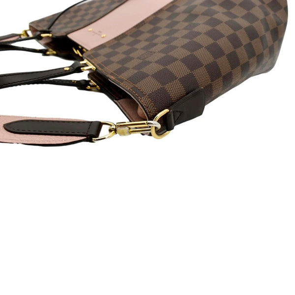 LOUIS VUITTON Jersey Damier Ebene Shoulder Bag Magnolia