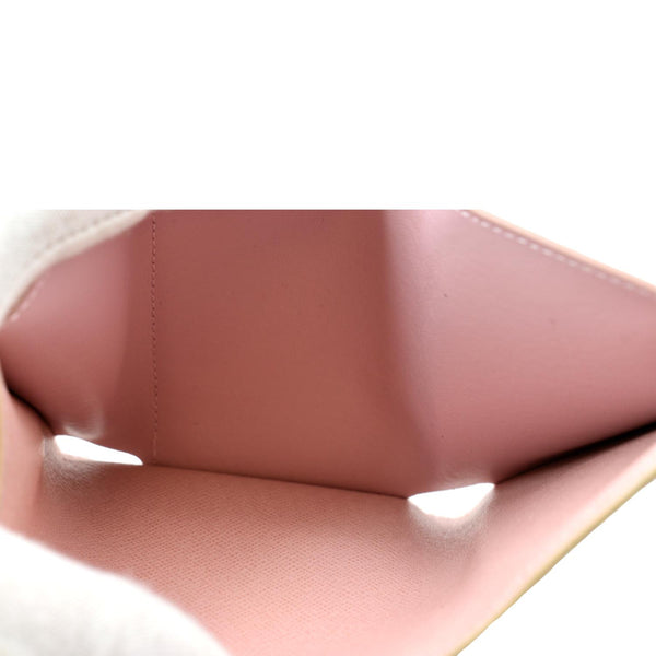 LOUIS VUITTON Victorine Damier Azur Wallet White