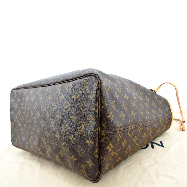 LOUIS VUITTON Neverfull GM Monogram Canvas Tote Bag Brown