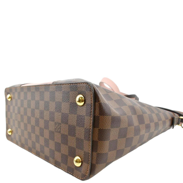 LOUIS VUITTON Jersey Damier Ebene Shoulder Bag Magnolia