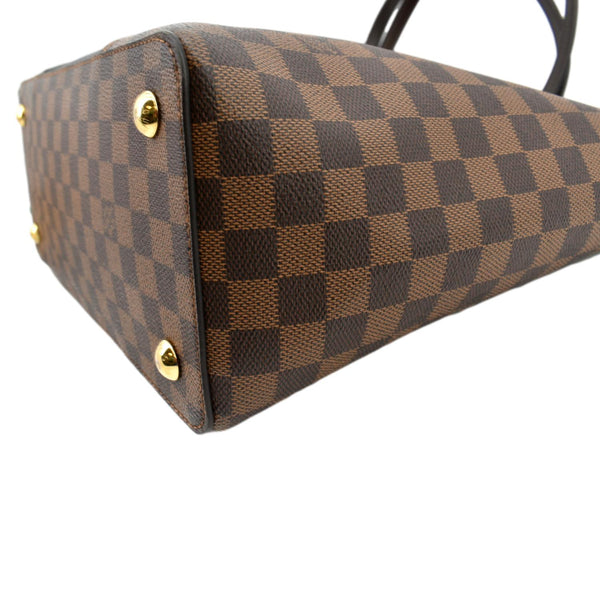 LOUIS VUITTON Jersey Damier Ebene Tote Bag Black