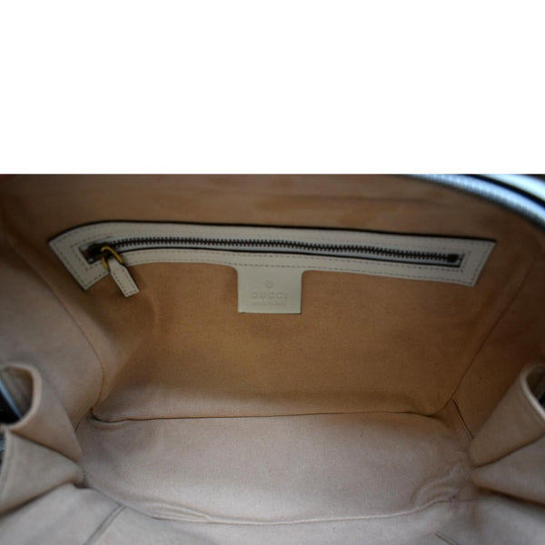 GUCCI Marmont Small Matelasse Leather Top Handle Shoulder Bag White 498100 - Hot Deals