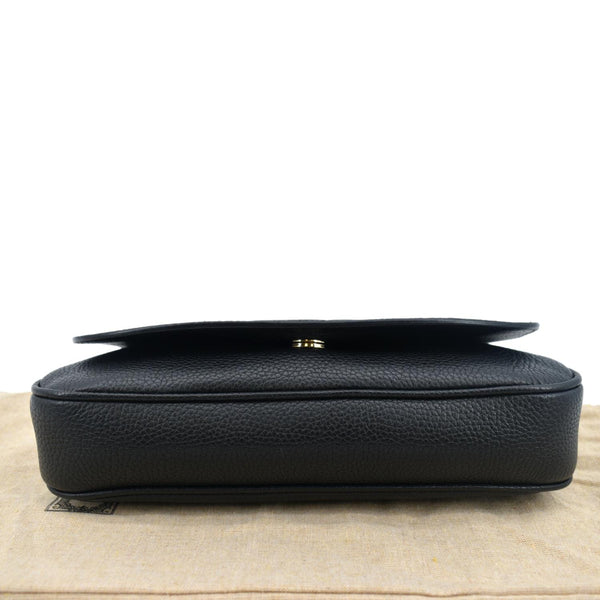 Gucci Soho GG Flap Leather Chain Shoulder Bag - Bottom