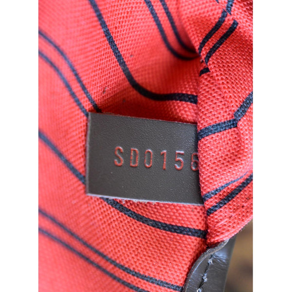 LOUIS VUITTON Neverfull GM Damier Ebene Tote Shoulder Bag Brown