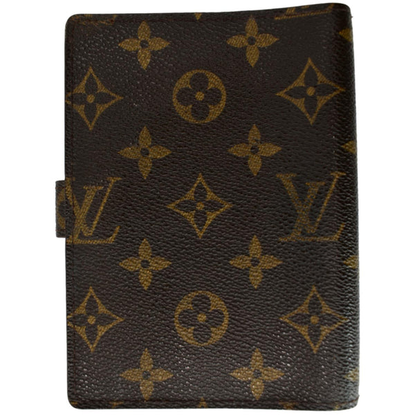 LOUIS VUITTON Agenda PM Monogram Canvas Planner Cover Brown