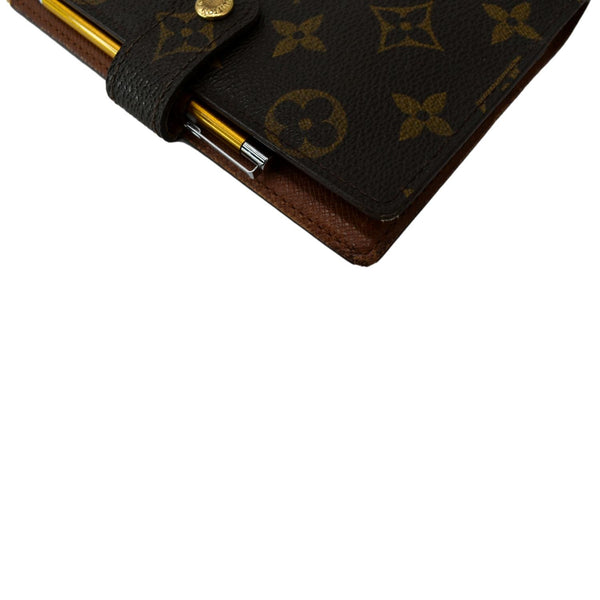 LOUIS VUITTON Agenda PM Monogram Canvas Planner Cover Brown