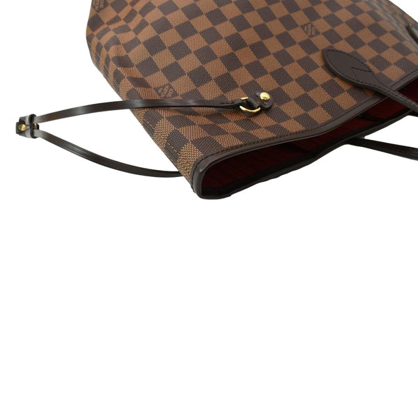 LOUIS VUITTON Neverfull GM Damier Ebene Tote Shoulder Bag Brown