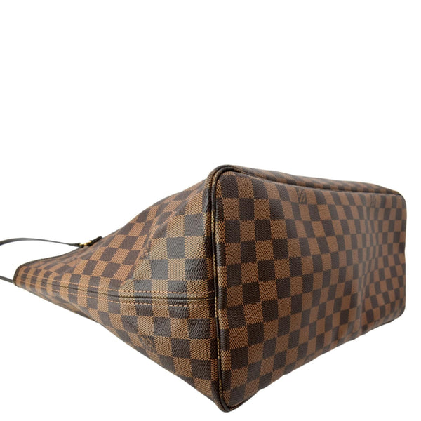 LOUIS VUITTON Neverfull GM Damier Ebene Tote Shoulder Bag Brown