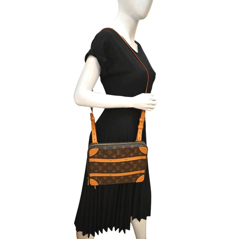 LOUIS VUITTON Soft Trunk PM Monogram Canvas Messenger Bag Brown - Final Sale