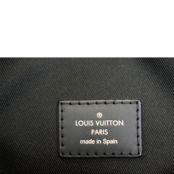 LOUIS VUITTON Dayton Reporter PM Damier Graphite Shoulder Bag Black