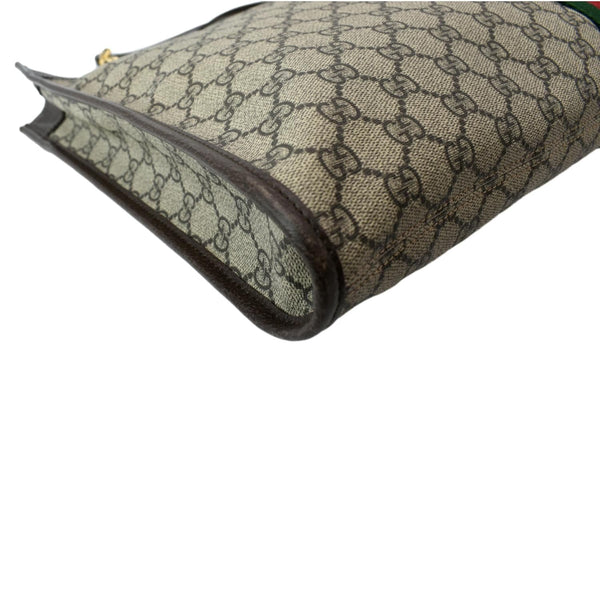 GUCCI Rajah Large Leather Tote Shoulder Bag Beige 537219