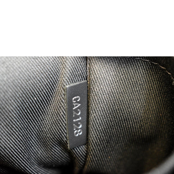 LOUIS VUITTON Dayton Reporter PM Damier Graphite Shoulder Bag Black