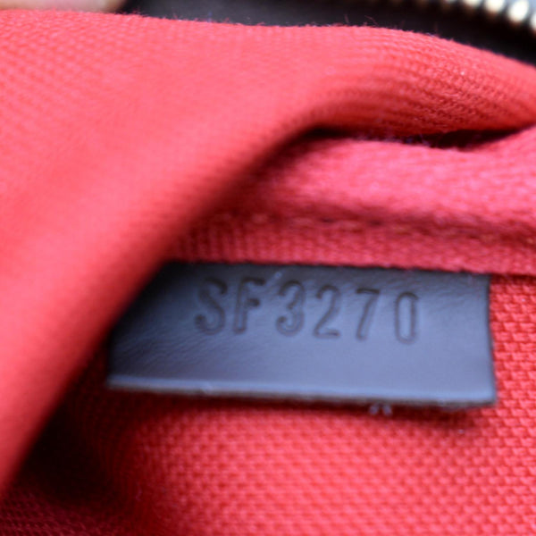 LOUIS VUITTON Mini Pochette Damier Ebene Accessoires Pouch Brown