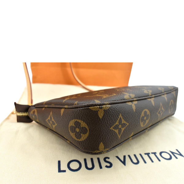 LOUIS VUITTON Pochette Accessoires Monogram Canvas Pouch Bag Brown