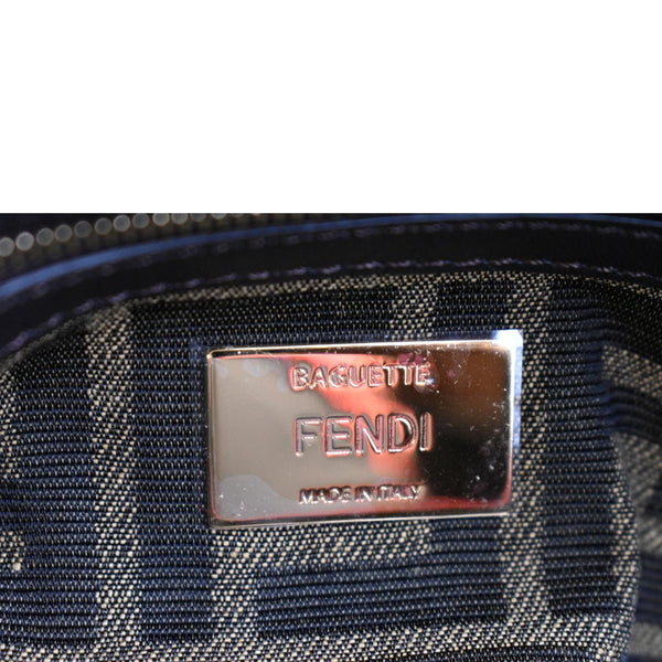 Fendi FF Roma 1974 Jacquard Canvas Shoulder Bag Pink - Made In Italy