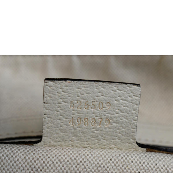 GUCCI Ophidia Half Moon Small Flora GG Canvas Hobo Bag Beige 626509