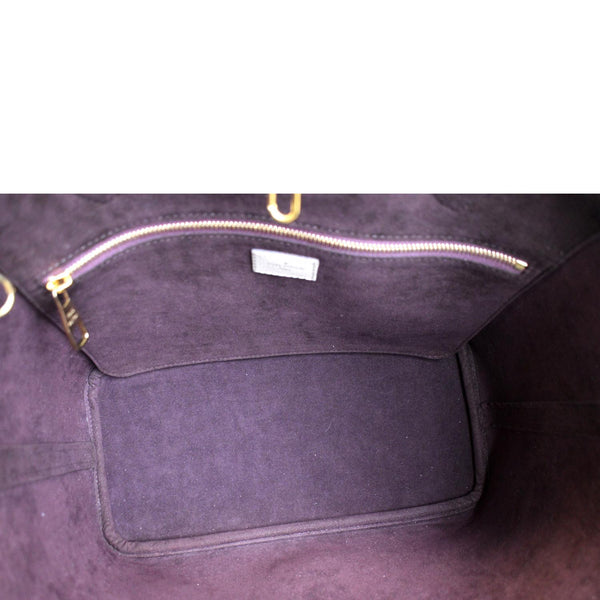 Louis Vuitton Neverfull MM Monogram Leather Tote Bag - Inside