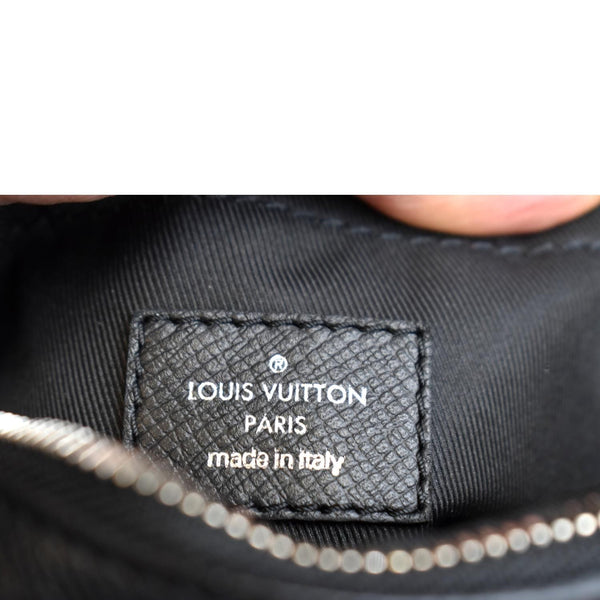 LOUIS VUITTON Outdoor Messenger Eclipse Canvas Crossbody Bag Black