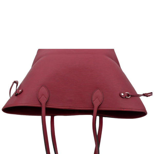 LOUIS VUITTON Neverfull MM Epi Leather Tote Shoulder Bag Maroon